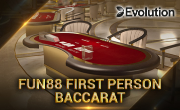 Play Fun88 First Person Baccarat by Evolution on Fun88