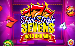 Play ฮ็อต ทริปเปิล เซเว่น โฮลด์ & วิน (Hot Triple Sevens Hold & Win) by Evoplay on Fun88